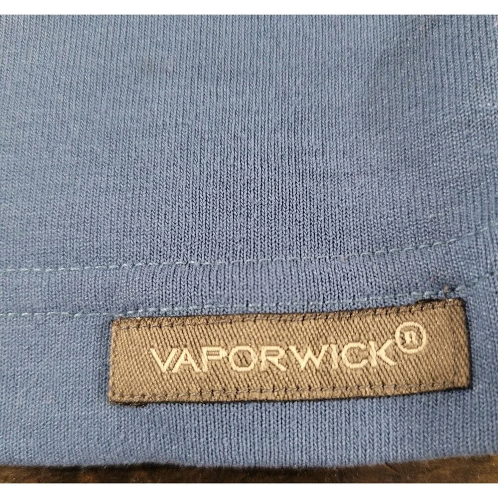 The North Face Shirt Adult Large Blue Short Sleeve Vaporwick